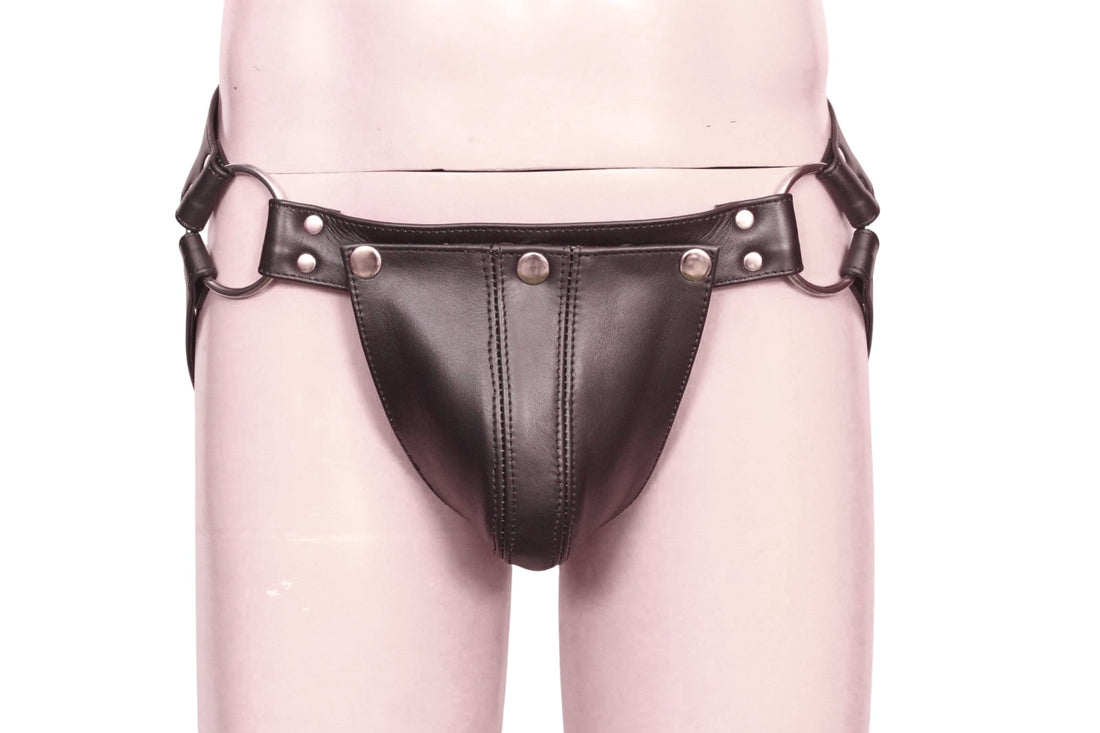 leather jockstrap, leather bondage jockstrap, bdsm jockstrap, leather bondage underwear, gay leather jockstrap, gay jockstrap, gay jockstrap fetish, leather jockstrap for men, bondage leather gay jockstrap, leather underwear male,