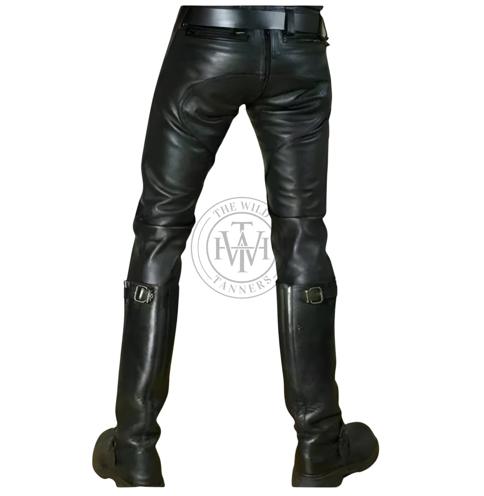 Genuine Leather Party Pants, view 3