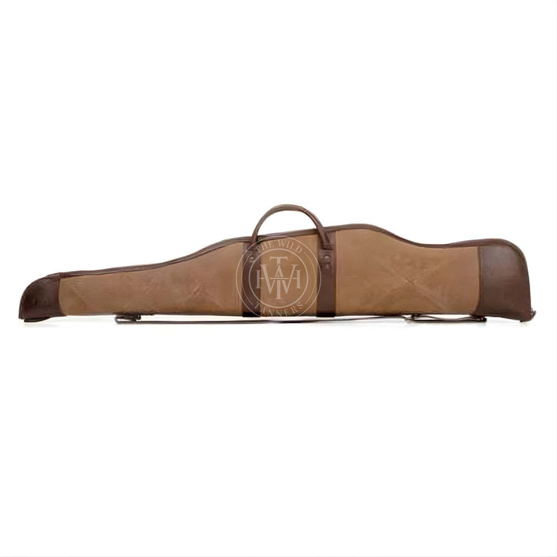 leather waxed canvas rifle case,
waxed canvas and leather gun case, handmade leather canvas rifle slip, hunting rifle case waxed canvas leather
