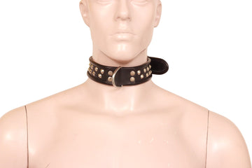 Premium Leather BDSM Slave Collar