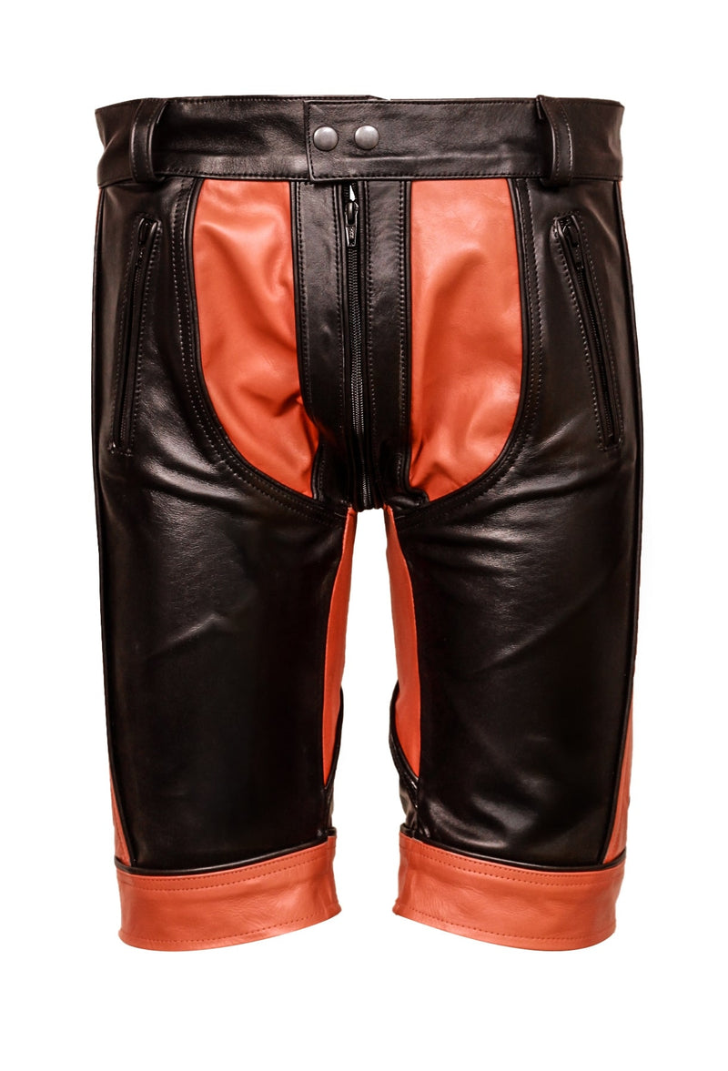 leather shorts, leather shorts bondage, leather shorts bdsm, leather gay shorts, gay leather shorts
