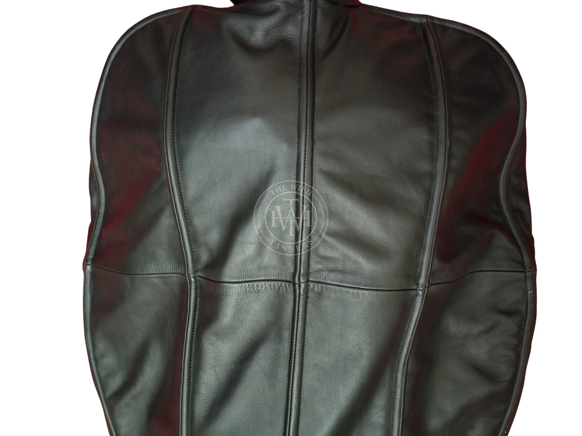 Premium leather bondage sleepsack, BDSM sleeping bag, view 3