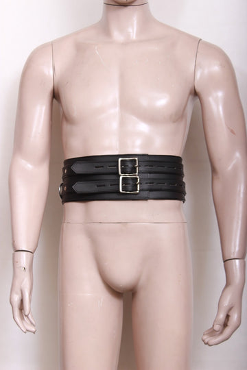 Leather Waist Belt Restraint Style