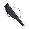 Black Leather Rifle Case, Leather Rifle Case with Flap Closure, Rifle Case with Buckle, Rifle Case with Buckle