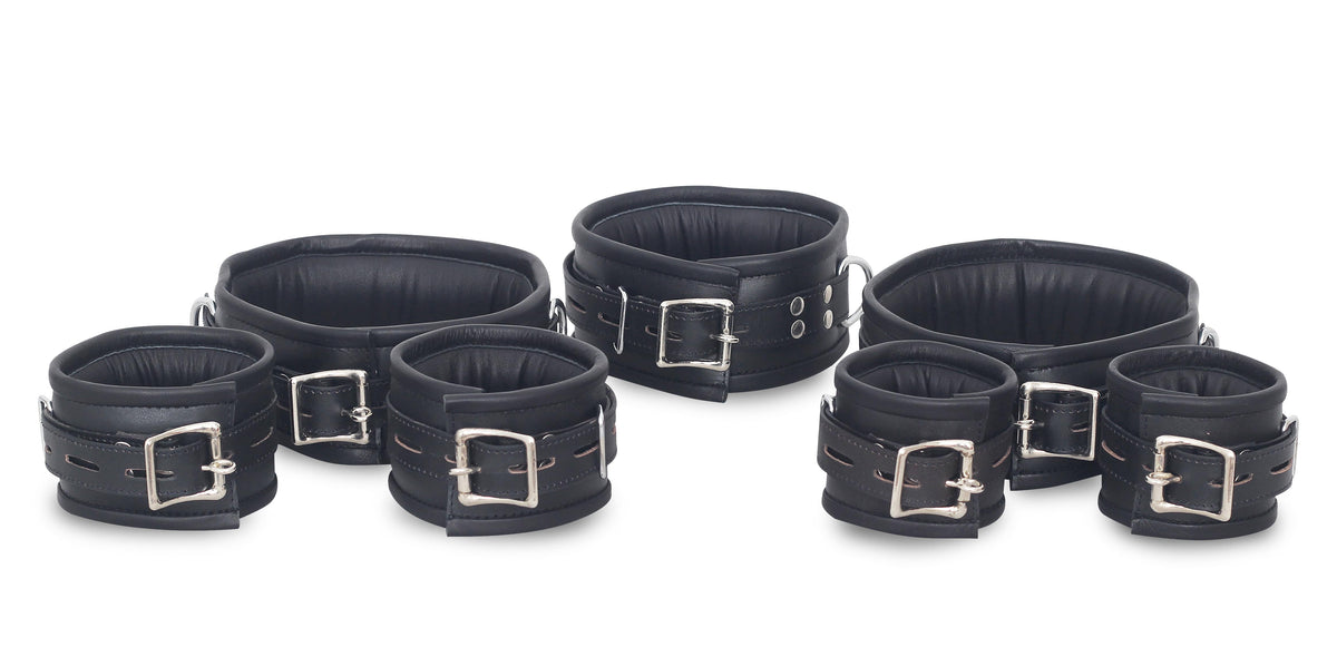 7 Pcs BDSM Leather Handcuffs