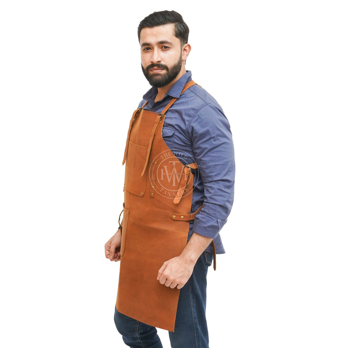 Leather Apron Men with Pockets, view 12