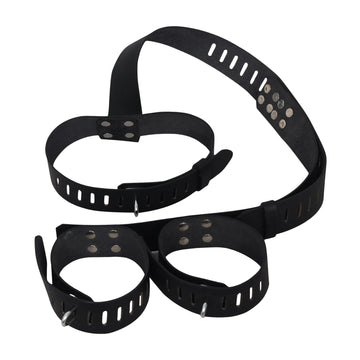 Genuine Leather Neck to Wrist Restraint