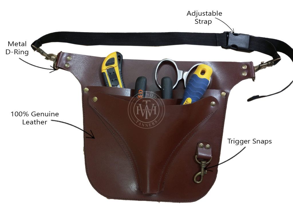 Leather Florist Tool Belt, view 3