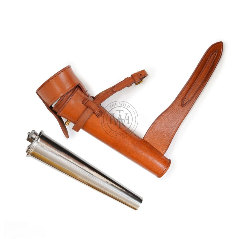 Hunting Flaks with Leather Case, Hunting Flaks Bottle with Case, Hunting Flaks With Case, Hunting Flask Case