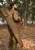 canvas leather rifle case, canvas rifle case