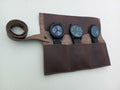 leather watch roll, watch roll, watch organizer, watch roll for travel