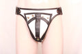 leather jockstrap, removable pouch leather jock, BDSM leather underwear, adjustable leather jockstrap