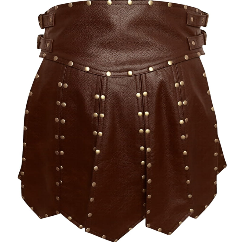 leather kilt, leather kilt for men, mens leather kilt, Gay Kilt, leather gladiator kilt
