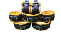 BDSM handcuffs, leather cuffs set, padded leather restraints, adjustable bondage cuffs