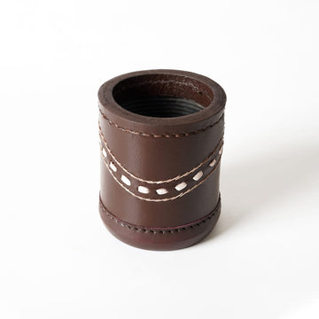 Classic Leather Backgammon Dice Cups