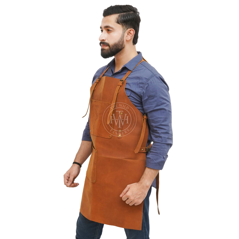 Leather Apron, Leather Chef Apron, Leather BBQ Apron, Leather Butcher Apron, Leather Barber Apron, Leather Welding Apron, Leather Blacksmith Apron, Leather Woodworking Apron, Leather Carpenter Apron 