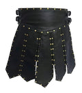 leather kilt, leather kilt for men, mens leather kilt, Gay Kilt, leather gladiator kilt