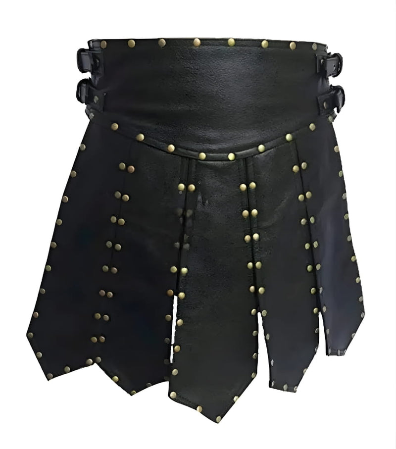 leather kilt, leather kilt for men, mens leather kilt, Gay Kilt, leather gladiator kilt