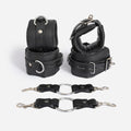 leather handcuffs, wrist ankle cuffs, BDSM restraints, adjustable leather cuffs