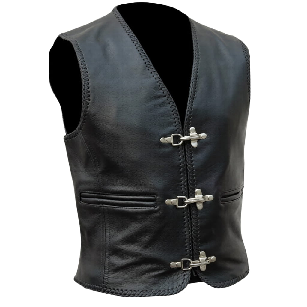 Leather Sleeveless Vests For Men
