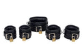 Leather bondage cuffs, BDSM cuffs, adjustable leather restraints, fetish cuffs, wrist and ankle cuffs