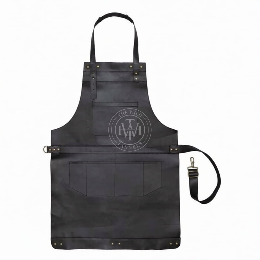 The Exquisite Multi-Pocket Leather Apron, view 2