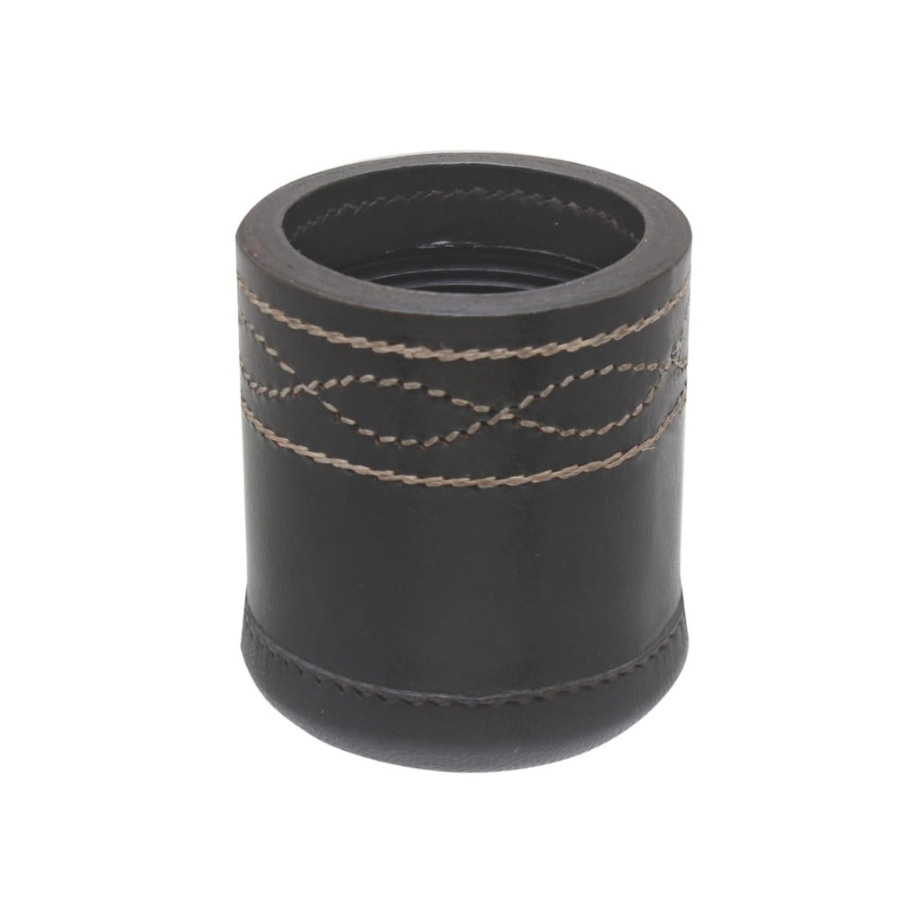 Leather Dice Cup - Black