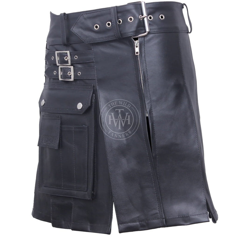 leather kilt, leather kilt for men, mens leather kilt, Gay Kilt, leather gladiator kilt
