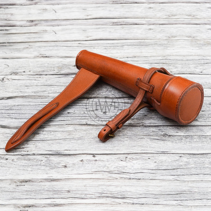 Hunting Flask for Saddle, Hunting Flask, Hunting Flask with Case, Leather Case