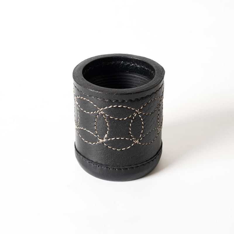 Leather Dice Cups, Black Dice Cup, Leather Dice Cup,  Dice Shaker, Dice Roller