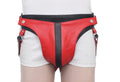 leather gay jockstrap, men leather underwear, adjustable jockstrap, leather pouch jockstrap