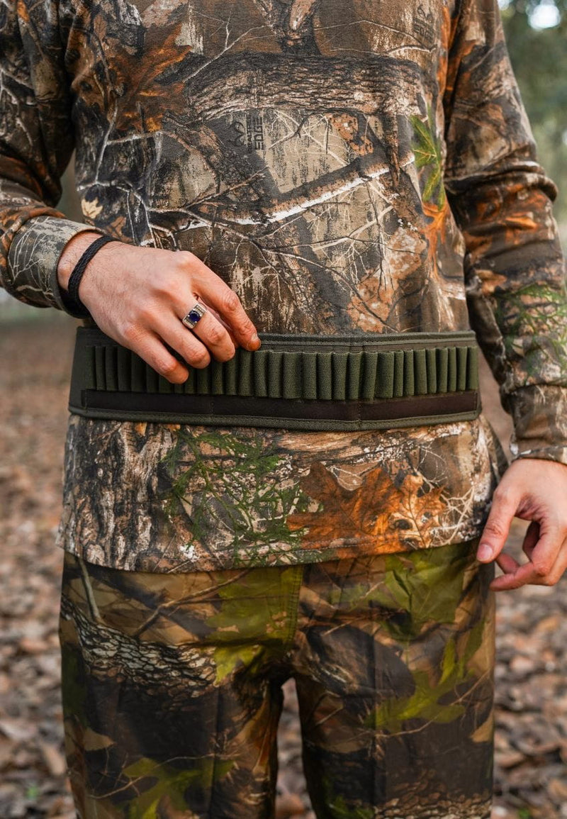 Canvas Cartridge Belt for Secure Shell Storage