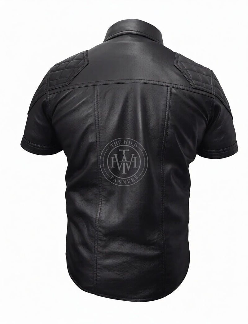 leather shirt, gay leather shirt, leather shirt  bdsm, bondage leather shirt, gay shirt, leather gay shirt