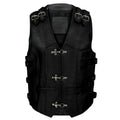 leather vest, gay leather vest, leather vest bdsm, bondage leather vest
