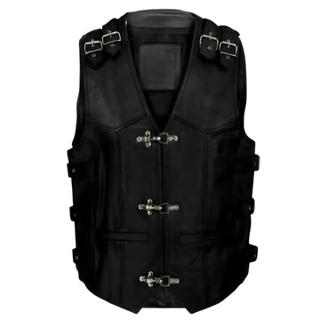 Heavy Duty Gay Leather Vest