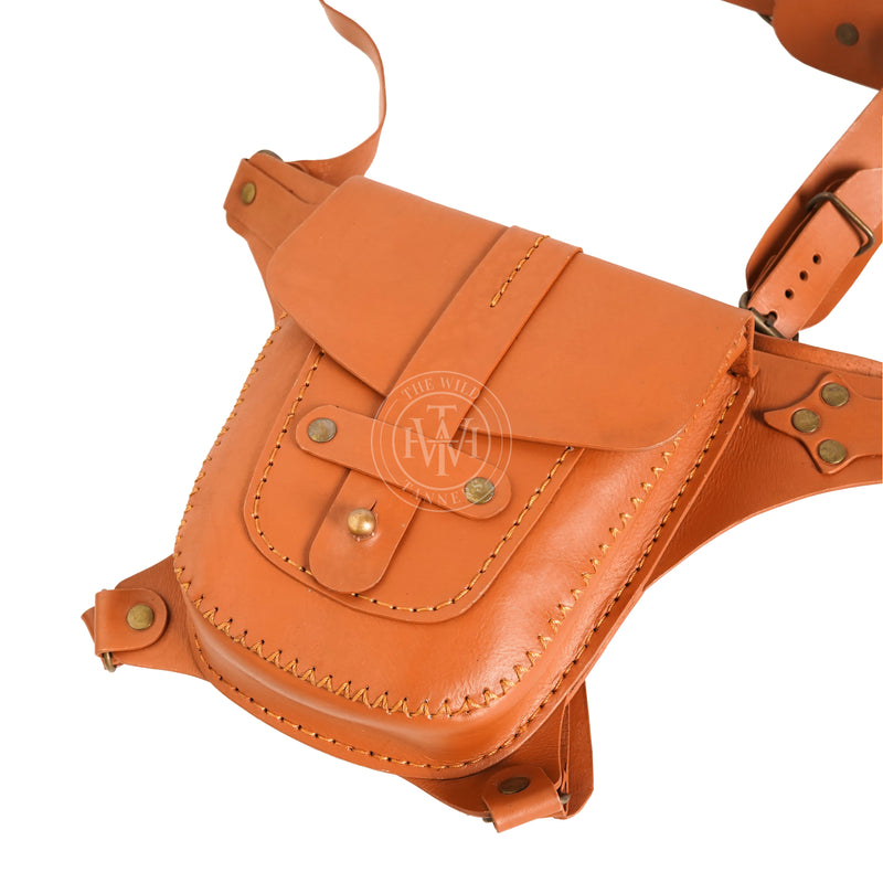 Leather Waist bag, Hip Belt bag, leather bag, leather hip belt bag