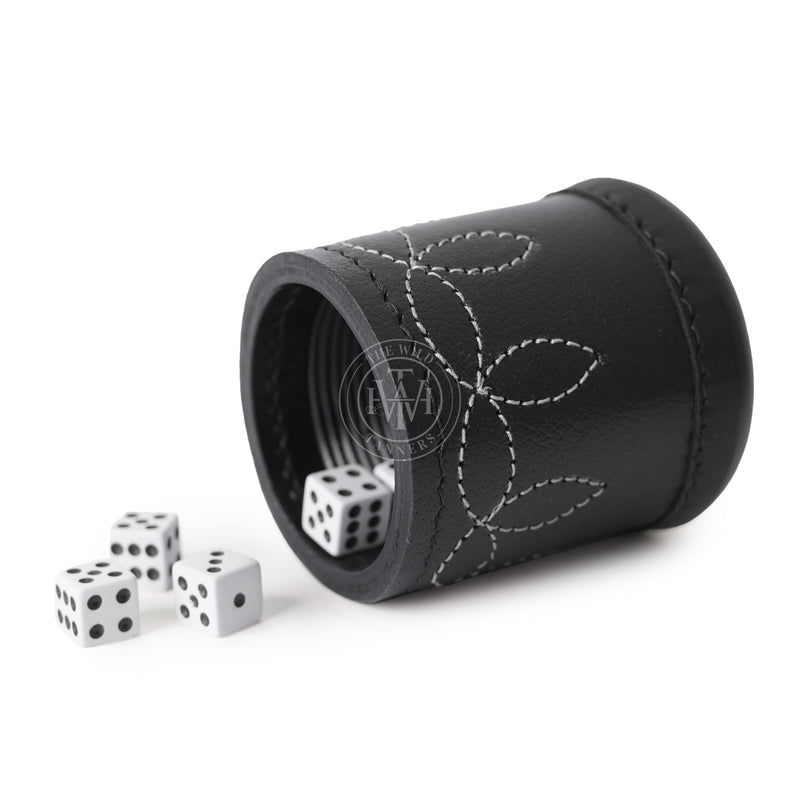 Leather Dice Cups, Black Dice Cup, Leather Dice Cup, Dice Shaker, Leather Dice Shaker
