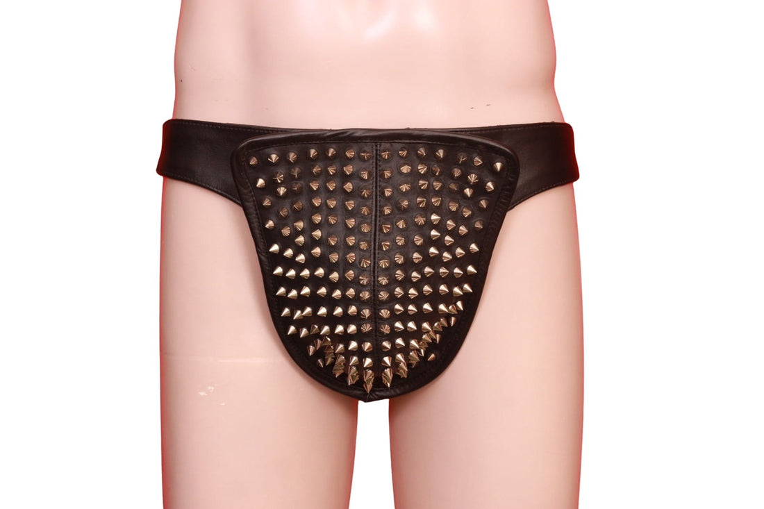 mens leather jockstrap, handcrafted leather jockstrap, adjustable jockstrap, removable cod-piece