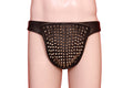 mens leather jockstrap, handcrafted leather jockstrap, adjustable jockstrap, removable cod-piece