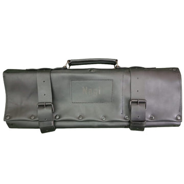 Genuine Knife Leather Roll Bag