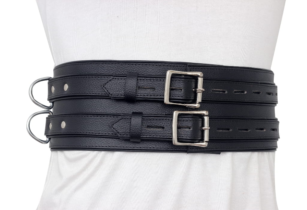 Leather Waist Belt Restraint Style