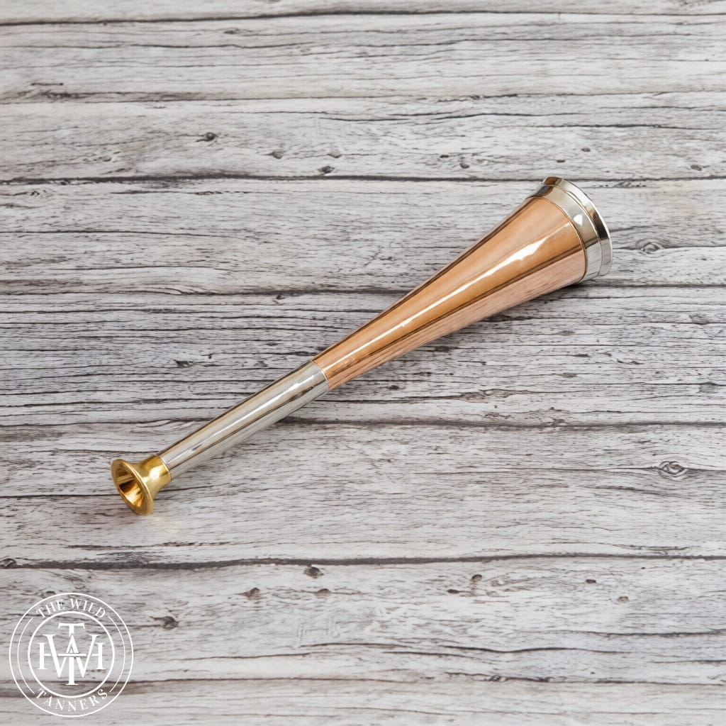 Copper Fox Hunting Horn with Brass Mouthpiece, view 7