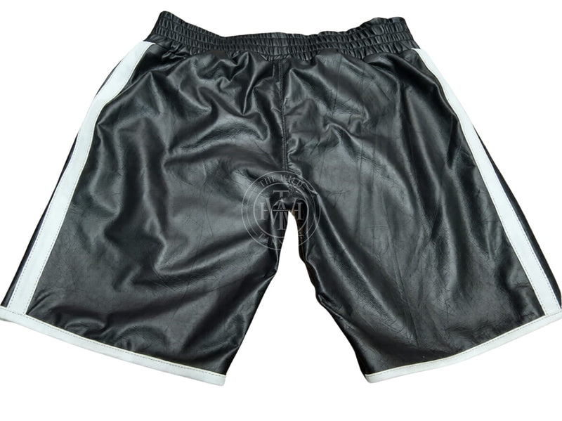 leather shorts, leather shorts bondage, leather shorts bdsm, leather gay shorts, gay leather shorts