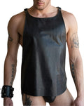 leather vest, gay leather vest, leather vest bdsm, bondage leather vest