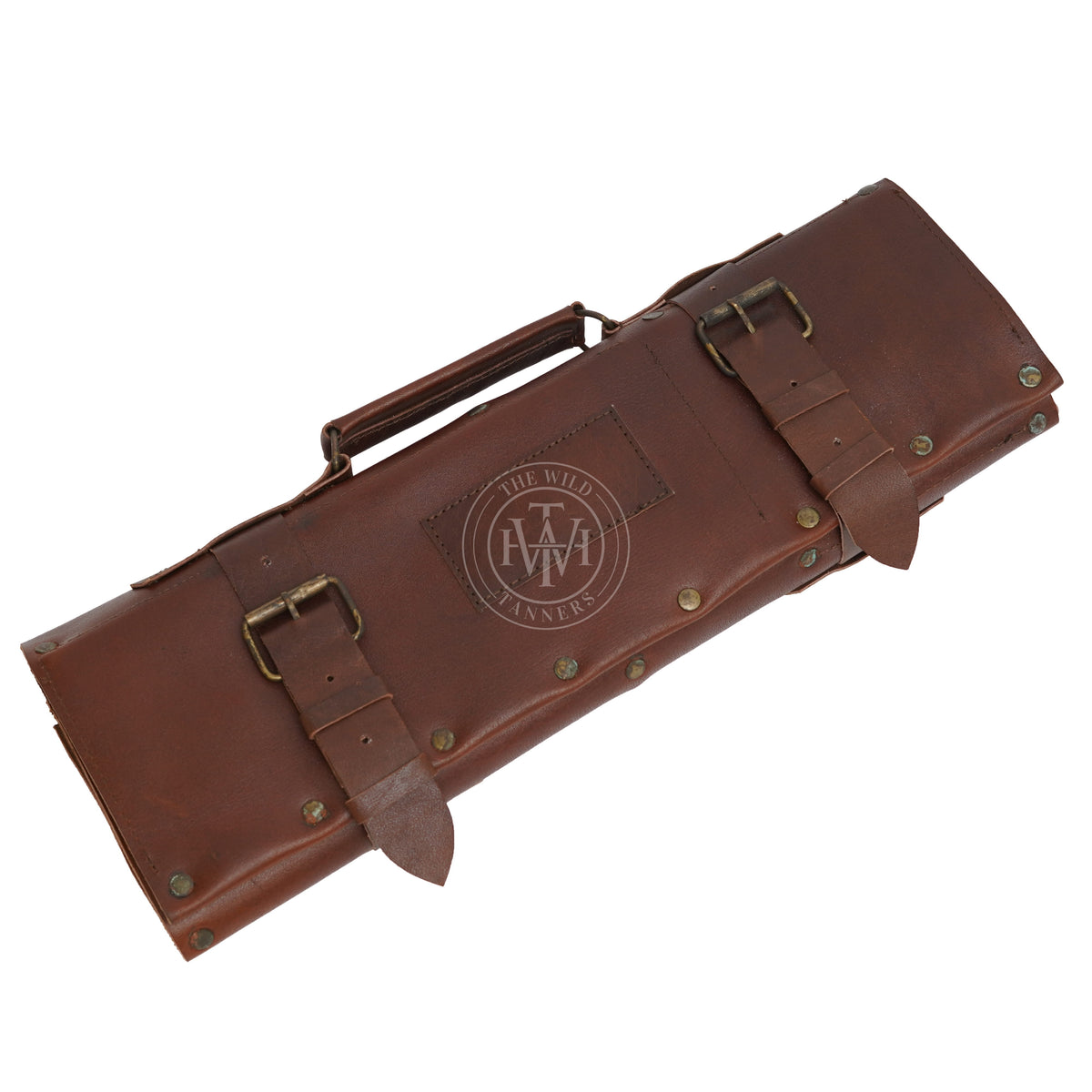 Premium Leather Knife Roll Bag, view 4