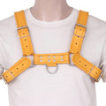 gay leather harness, adjustable leather harness, mens leather chest harness, leather d-ring harness, mens leather harness, gay mens leather harness
