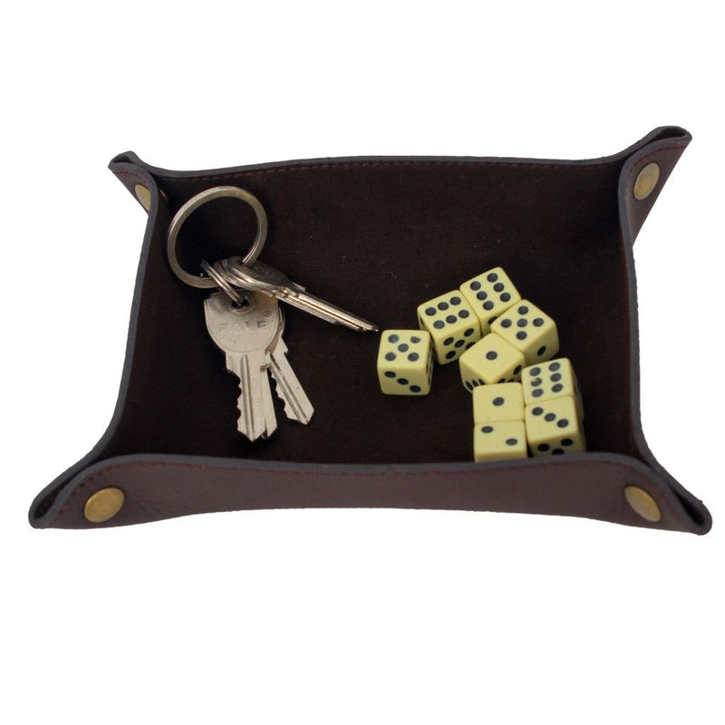 leather valet tray, black valet tray