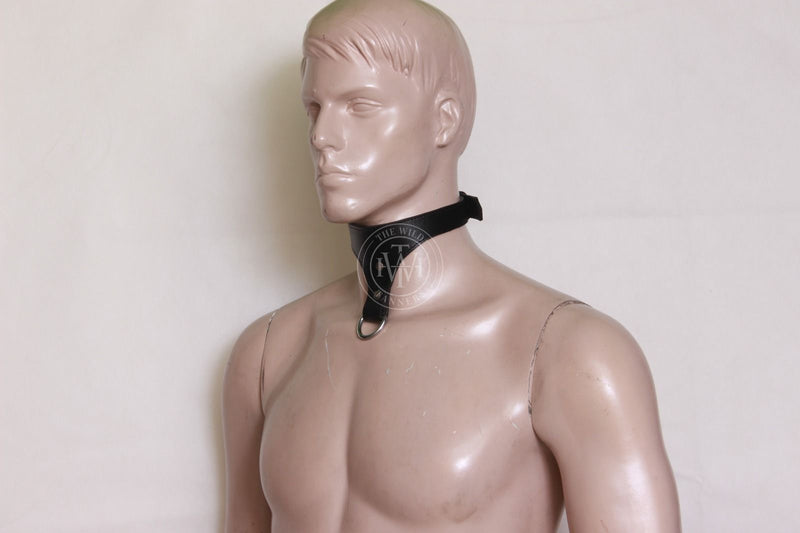 leather posture collar, BDSM posture collar, adjustable leather collar, fetish leather collar