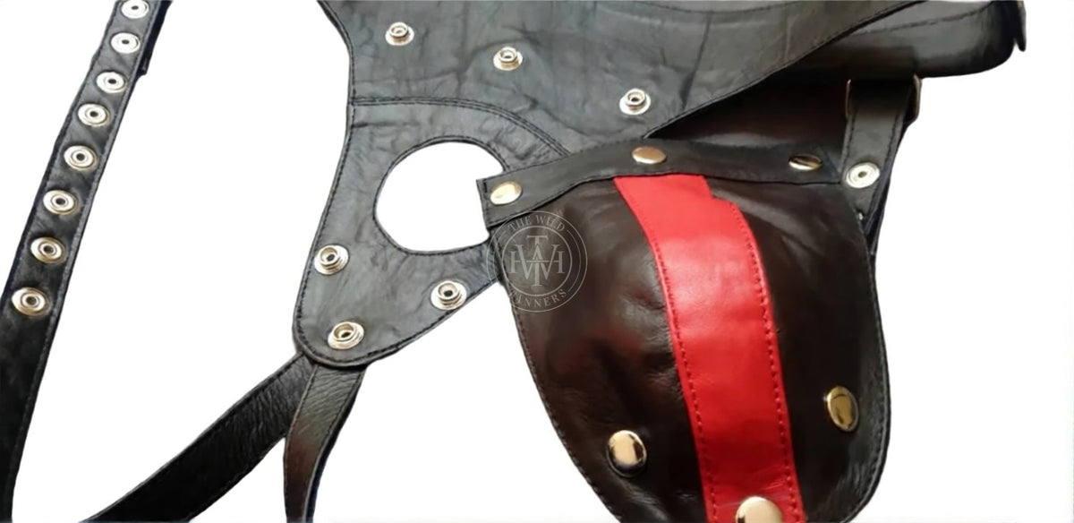 Premium Leather Jockstrap Fetish, view 3