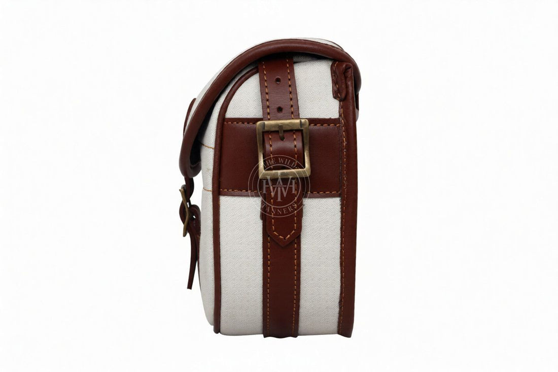 Leather Canvas Cartridge Bag